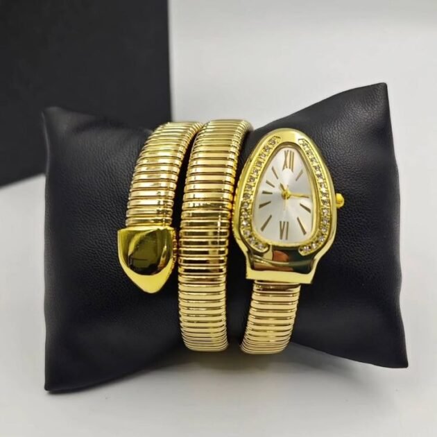 Montre bulgari femme En acier inoxydable