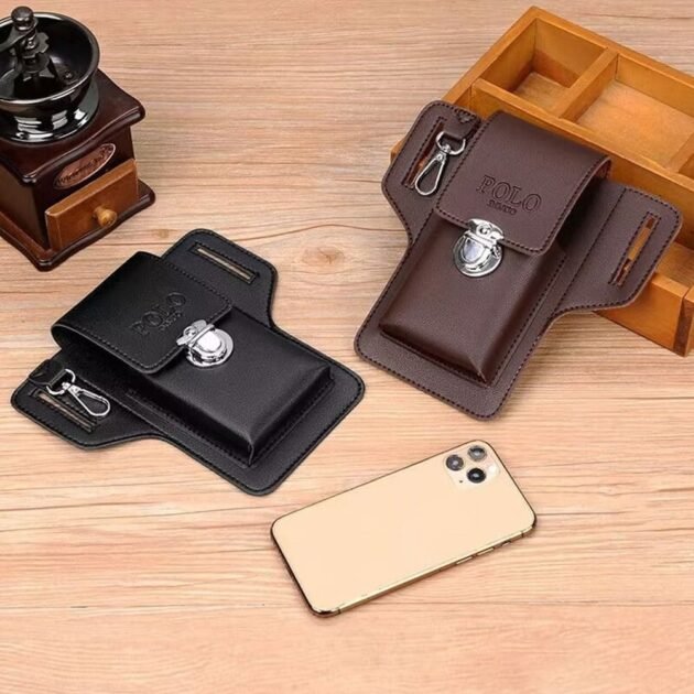 pochette ceinture en cuir